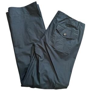 Theory Women’s Size 6 Black Cotton Blend Cargo Pocketed Pants